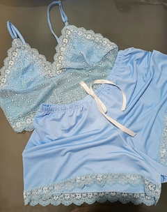 Shor doll Sonho com cropped rendado