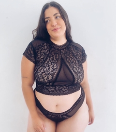 Conjunto MAYARA cropped veludo