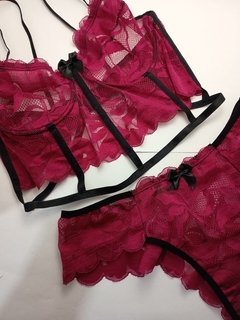 Conjunto croopeed Letícia com calcinha semi fio
