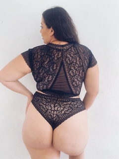 Conjunto MAYARA cropped veludo - Joyce A de Oliveira