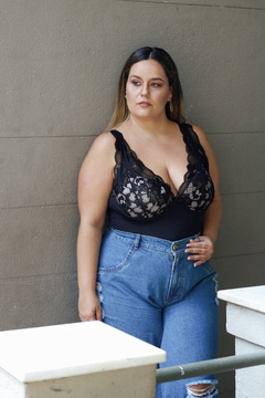 Body RIHANNA firmador com alças rendadas - Joyce A de Oliveira