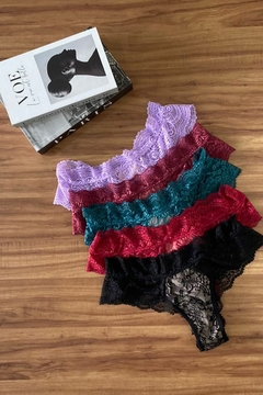 Calcinha hot pant renda