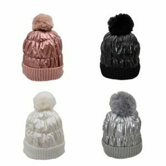 Art. 5614 - GORRO PUFFER METALIZADO - comprar online