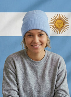 W3015 - GORRO CELESTE DE LANA LISO