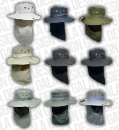 CP24D- SOMBRERO CON TAPA NUCA - comprar online