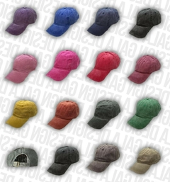 Imagen de G20 - GORRAS PRELAVADAS NEGRAS
