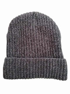 IN3017 - GORRO DE LANA CHENILLE CON PIEL