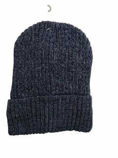 IN3017 - GORRO DE LANA CHENILLE CON PIEL - tienda online