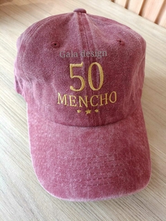 GORRAS VINTAGE CON LOGO BORDADO