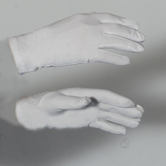 IN3002B - GUANTES PRIMERA PIEL BLANCOS
