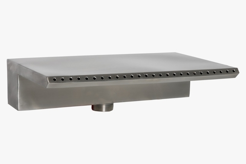 Cascata em Inox para piscina - Embutir Lamina Jump Shower 40cm