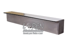 Cascata em Inox para piscina - Embutir Lamina Curta 25cm