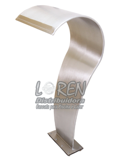 Cascata em inox para piscina Sertech Naja Star Polida