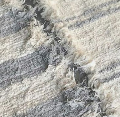Alfombra Raya Fina doble Gris - comprar online