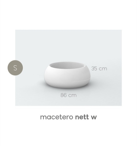 Macetero Nett W tamaño S