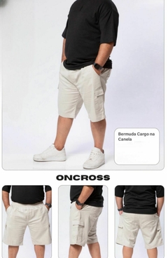Bermuda Sarja Cargo Plus Size com Elástico na internet