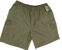 Bermuda Sarja Cargo Plus Size com Elástico - Tornado Moda Masculina