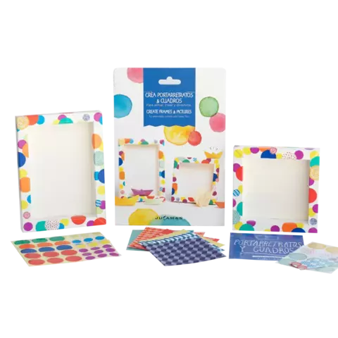 CREA PORTARRETRATOS Y CUADROS MANUALIDADES JUGAMAS