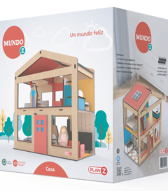 CASA DE MADERA INFANTIL CON MUEBLES PLAN Z - comprar online