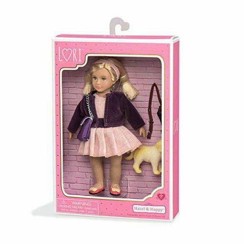 MUÑECA LORI 15CM HAZEL Y HAPPY CON MASCOTA Y ACCESORIOS INTEK
