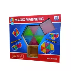 BLOQUES MAGNETICOS IMANTADOS GRANDES 30 PZS MAGIC MAGNETIC