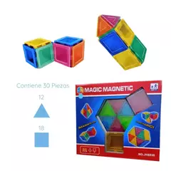 BLOQUES MAGNETICOS IMANTADOS GRANDES 30 PZS MAGIC MAGNETIC en internet