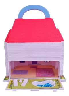 CASITA CON MUÑECOS MAS ACCESORIOS MASION DIVERTIDA en internet