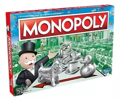 JUEGO DE MESA MONOPOLY CLASICO PIEZAS METALICAS HASBRO