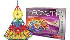 BLOQUES MAGNETICOS PALITOS IMANTADOS BOLITAS 84 PZS