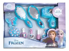 SET DE BELLEZA FROZEN CEPILLO SECADOR DE PELO ESPEJO