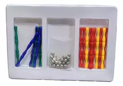 BLOQUES MAGNETICOS PALITOS IMANTADOS BOLITAS 84 PZS - comprar online