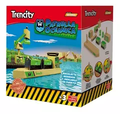 TRENCITY SET PATRULLA OCEANICA MADERA Y PLASTICO