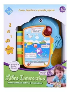LIBRO INTERACTIVO BILINGUE INGLES Y ESPAÑOL DELFIN