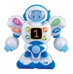 ROBOT INTERACTIVO BILINGUE APRENDE FORMAS Y NUMEROS FIBRO