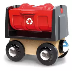 TRENCITY KIT PISTA DE RECICLADO MADERA TREN CON IMAN en internet