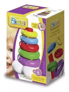 ANILLOS APILABLES DE LA GRANJA PARA BEBE DIDACTICO BIMBI