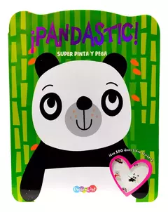 LIBRO PARA COLOREAR PINTA Y PEGA PANDASTICK PLOW