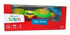 BATERIA INFANTIL CON LUZ Y SONIDO PLAYSHOW CALESITA