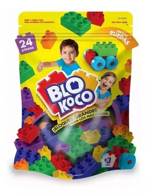 BLOQUES GRANDES BLOKOCO 24 PIEZAS