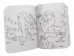 LIBRO PARA COLOREAR PINTA Y PEGA AMIGOS DE LA SELVA PLOW - comprar online
