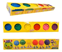 PACK X6 POTES DE MASA PARA MOLDEAR ARCOIRIS SMOOSHI en internet