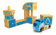 TRENCITY PLANTA DE AGUA CON VEHICULO DE MADERA - comprar online