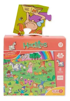 ROMPECABEZAS HADITAS 28 PIEZAS GRANDES PUZZLE PLAN Z