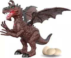 DINOSAURIO T REX CON LUZ SONIDO PONE HUEVOS EXPLORER - comprar online