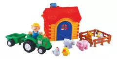 GRANJA MUSICAL COMPLETA ANIMALES MAS TRACTOR NAVYSTAR - comprar online
