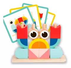 SET BLOQUES DE ENCASTRE DIDACTICO DE MADERA TOOKY TOY - comprar online