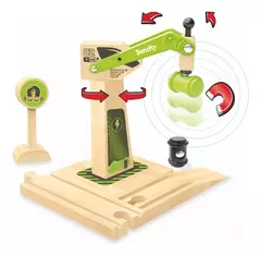 TRENCITY KIT GRUA MAGNETICA MADERA - comprar online