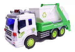 CAMION DE RECOLECCION DE BASURA CON LUZ Y SONIDO FRICCION - comprar online