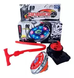 BEYBLADE METAL MASTERS TROMPO CON LUZ 6D