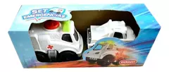 SET X2 MINIS AUTOS DE EMERGENCIA AMBULANCIA DURAVIT